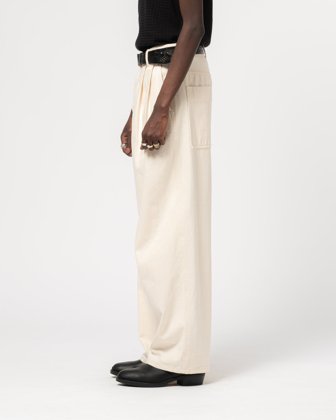 Consul Pants Ecru Denim Ecru