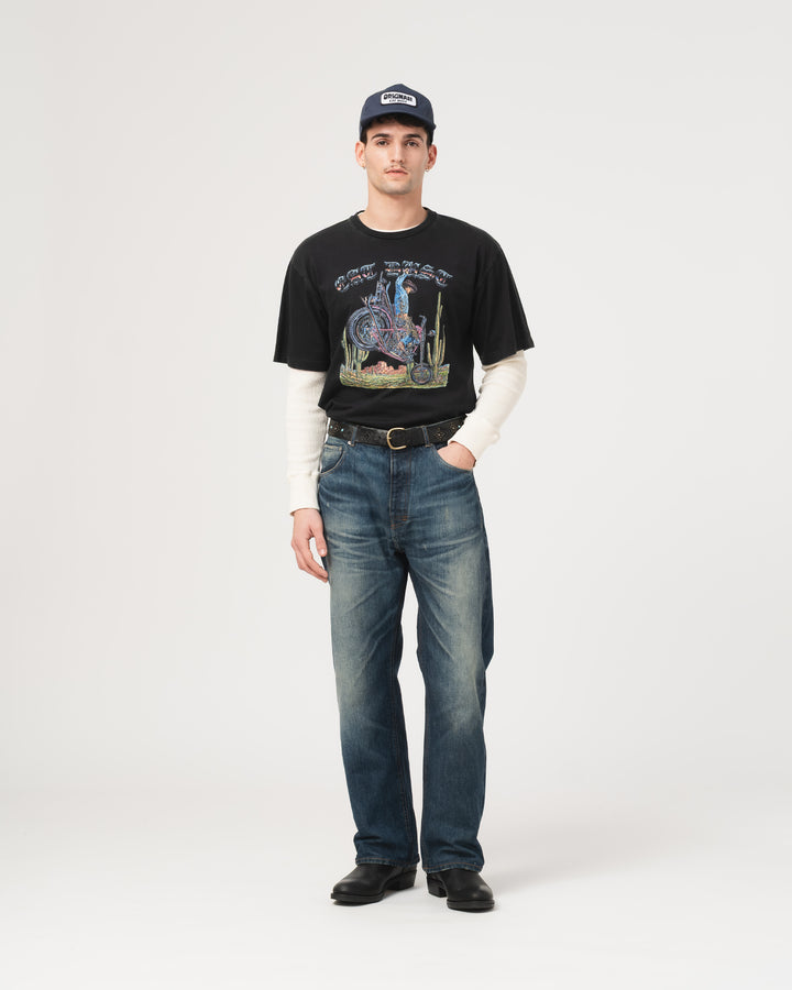 Fit 53 Fl Heavy Selvedge Denim Indigo Worn Out