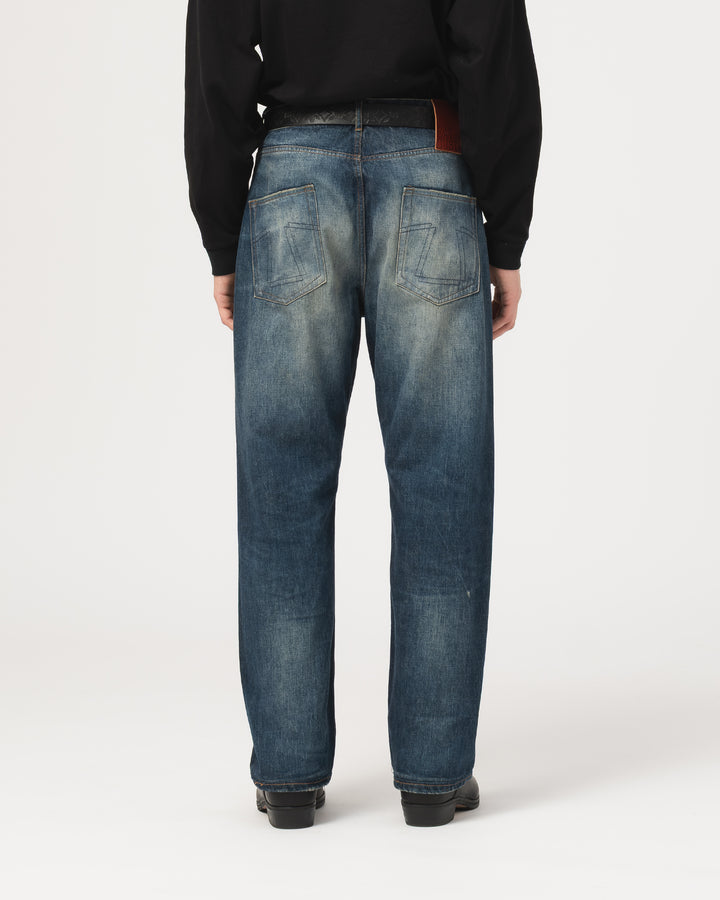 Fit 53 Fl Heavy Selvedge Denim Indigo Worn Out