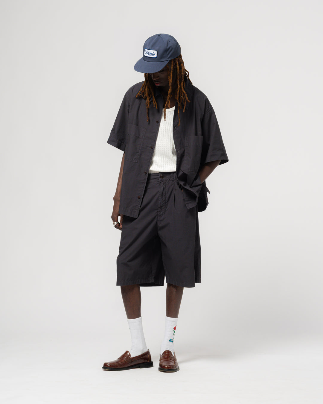 Bermuda Riviera Cotton Midnight Blue