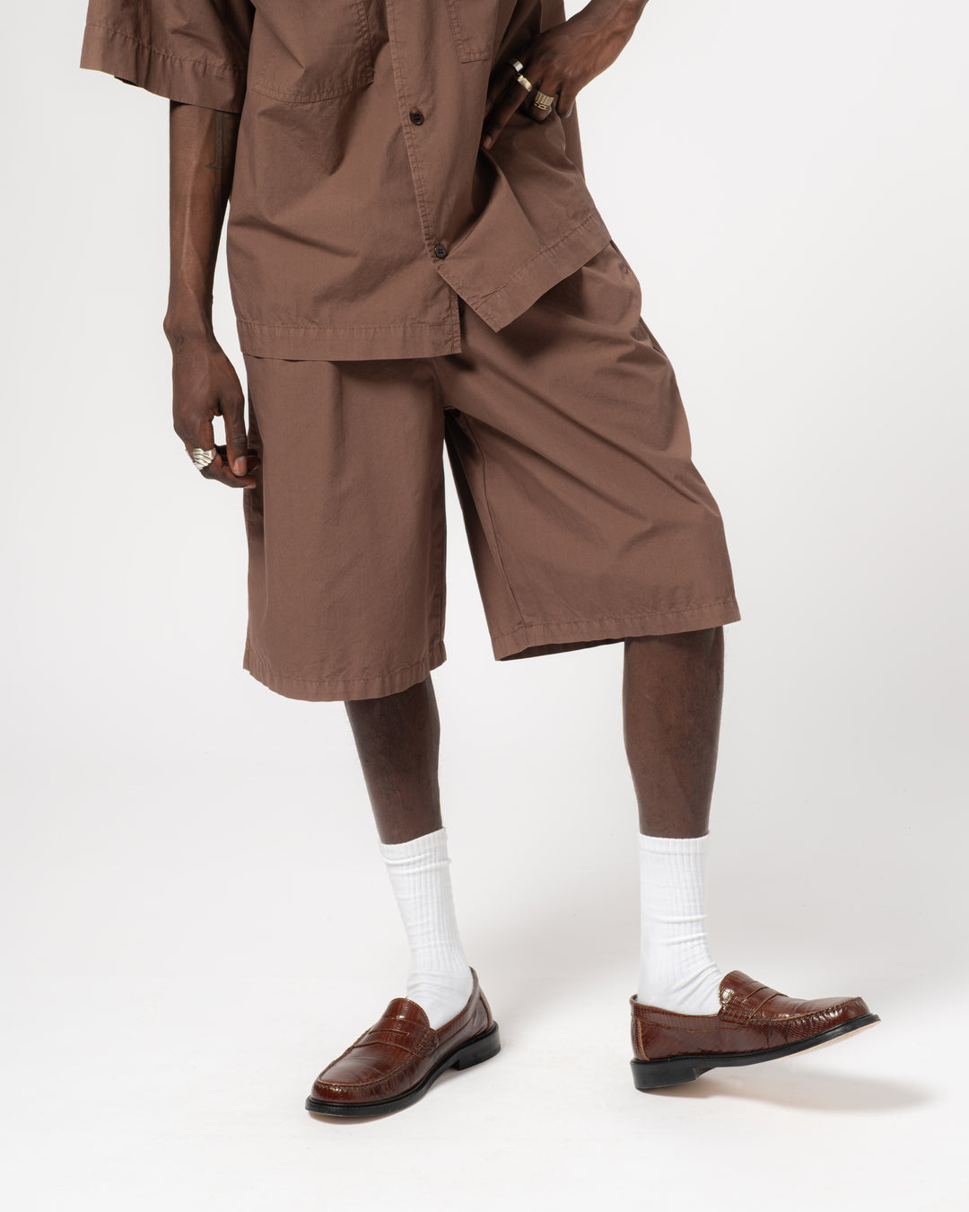 Bermuda Riviera Cotton Aztek Brown