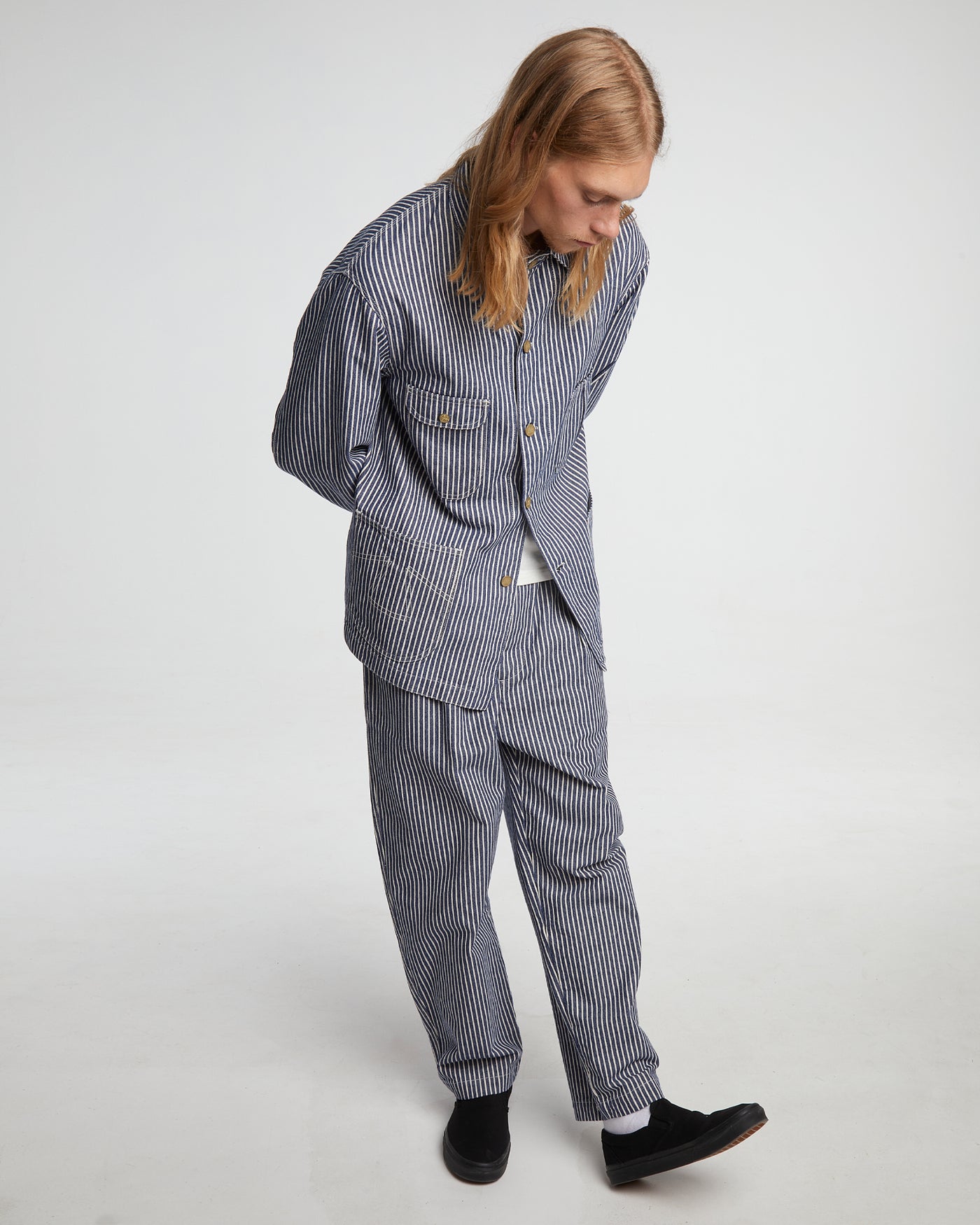 Maharajha Chino Wild Road Stripe Blue/White
