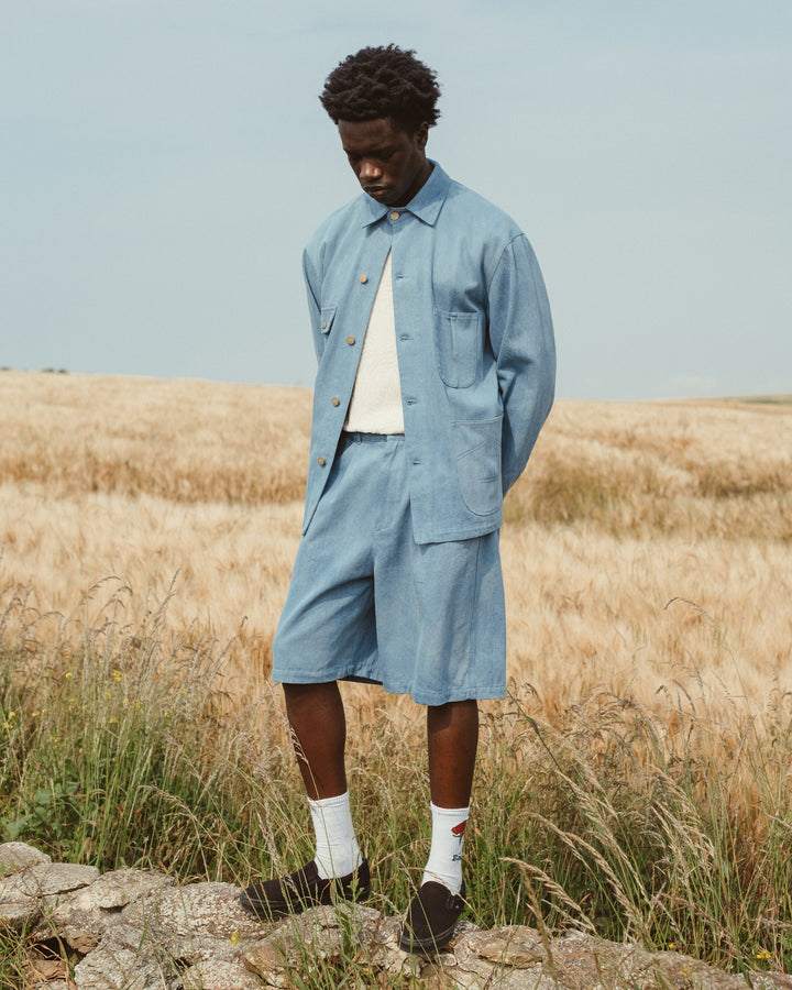 Bermuda Acid Denim Blue