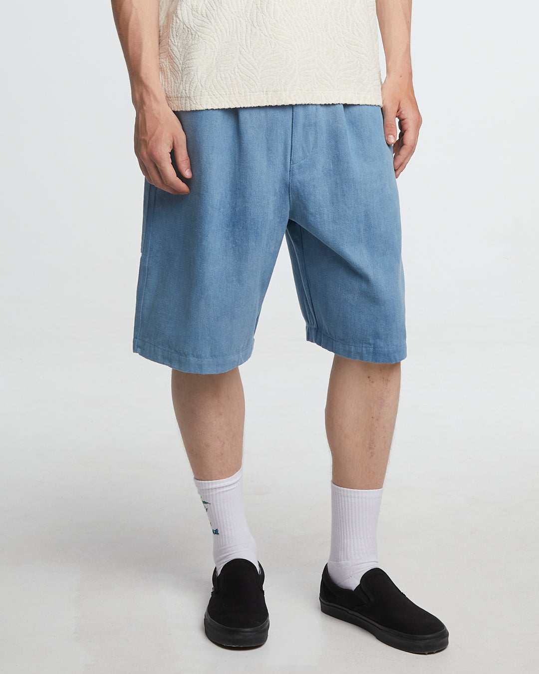 Bermuda Acid Denim Blue