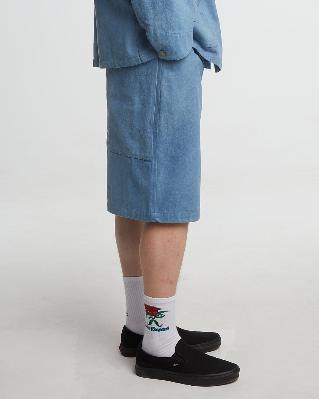 Bermuda Acid Denim Blue