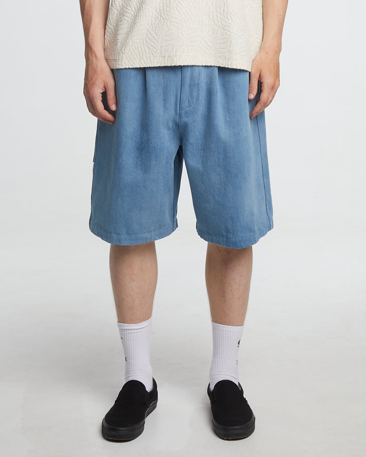 Bermuda Acid Denim Blue