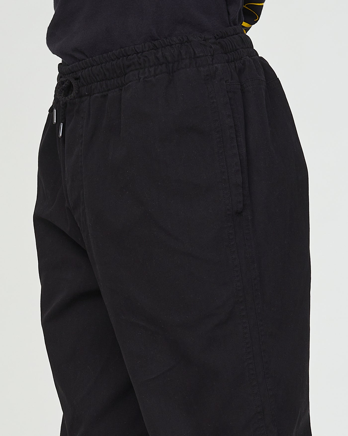 Gonz Pants Herringbone Twill Black