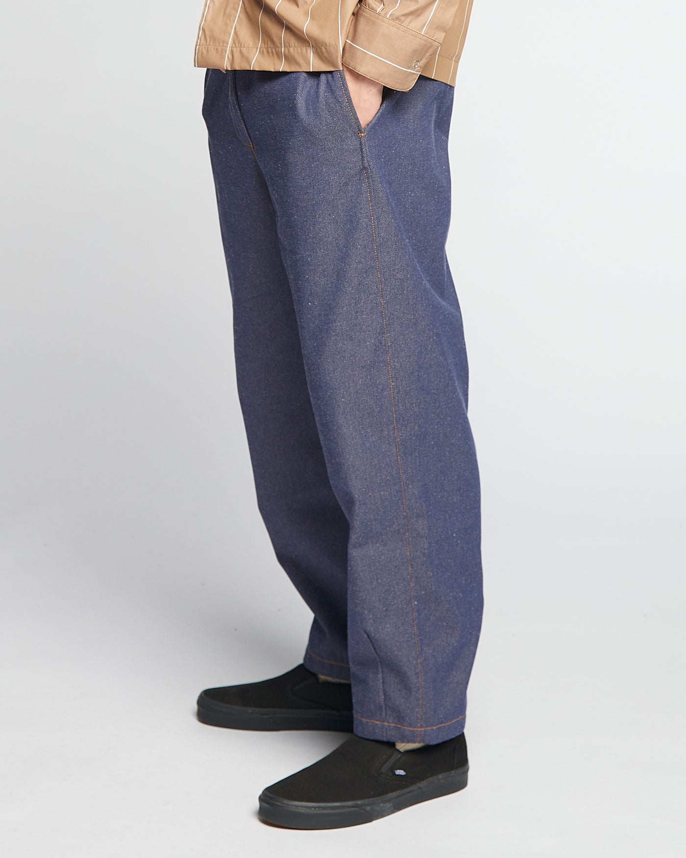 Gonz Pants Wool Flannel Grey