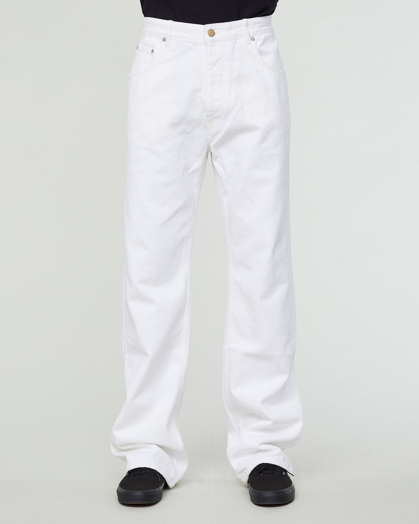 D66 Baggy Fit White Denim