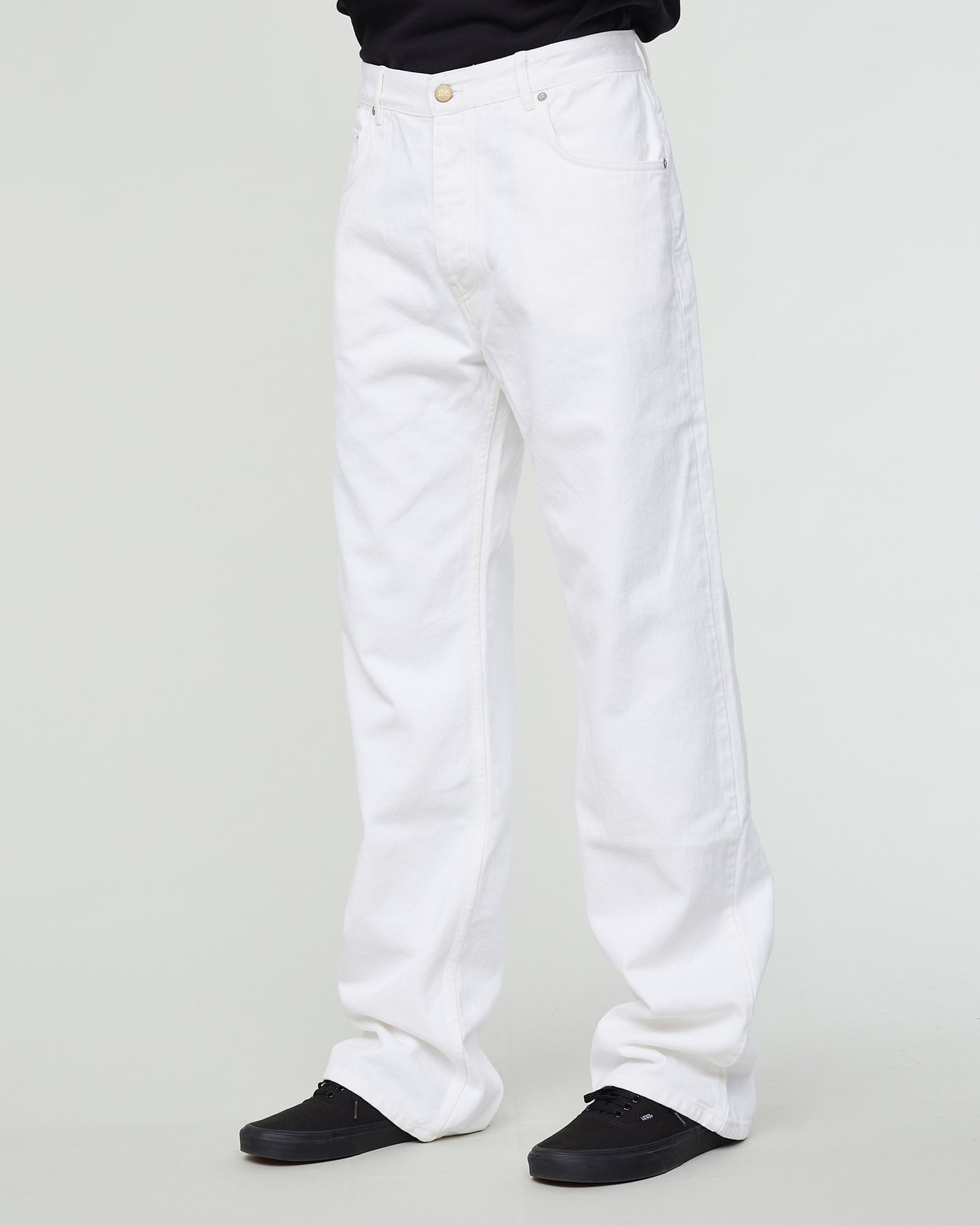 D66 Baggy Fit White Denim