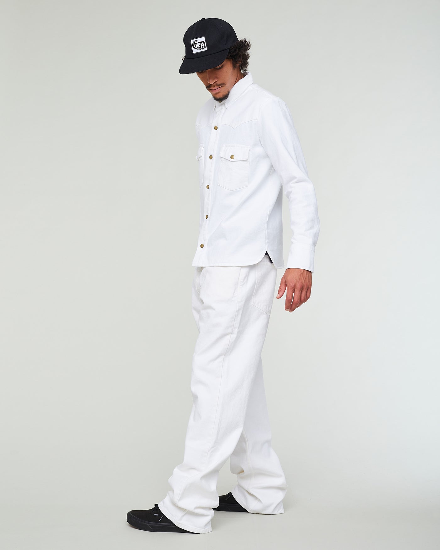 D66 Baggy Fit White Denim