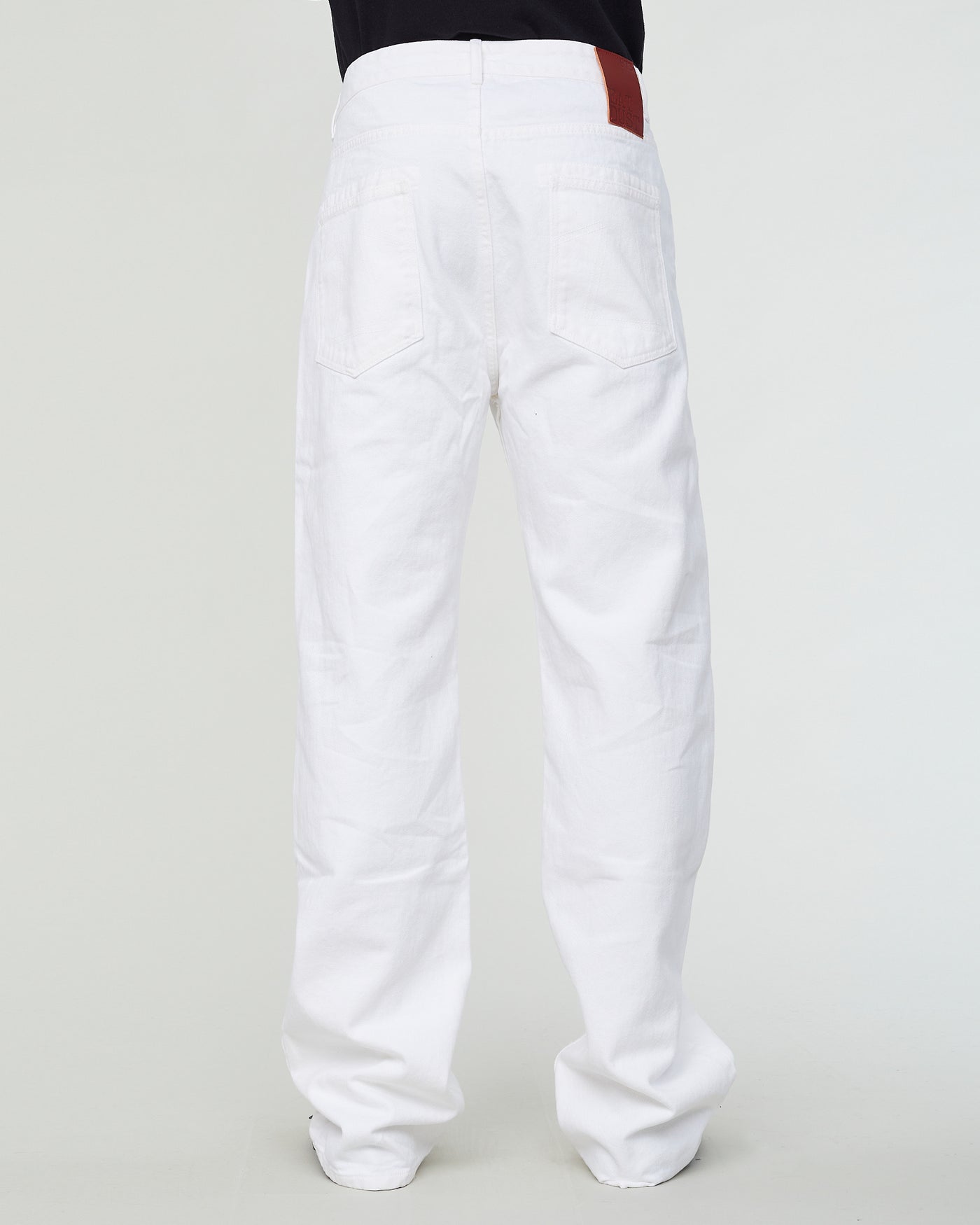 D66 Baggy Fit White Denim