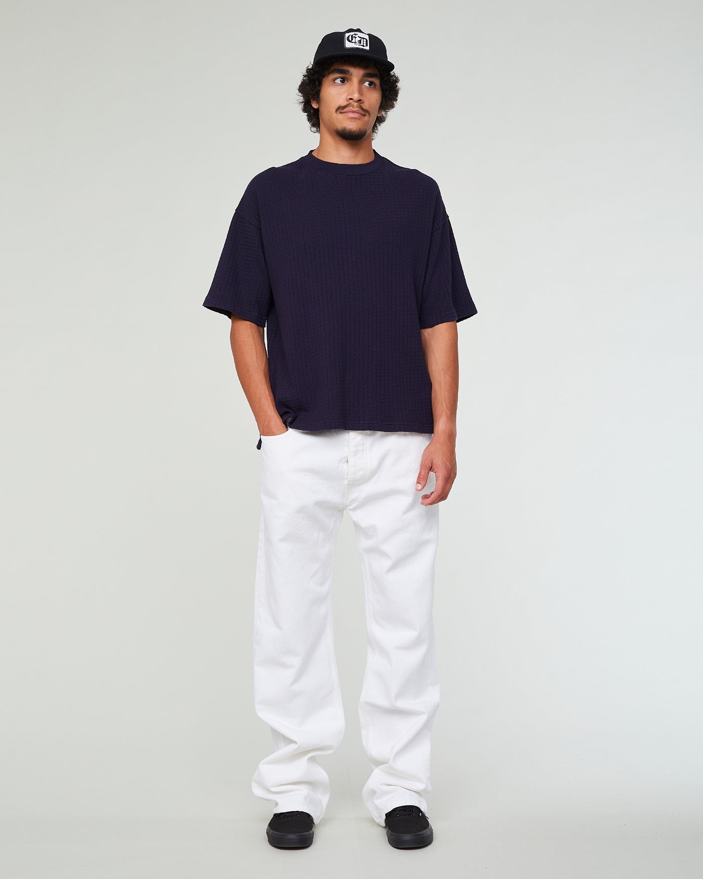 D66 Baggy Fit White Denim