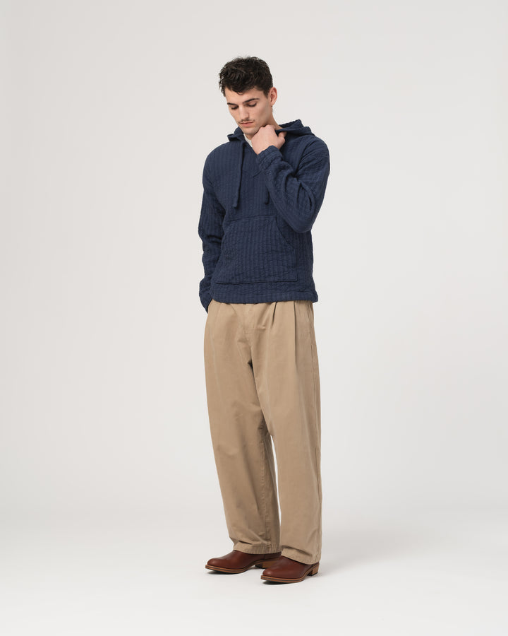 Baja Hoodie Dutton Jacquard Mood Indigo