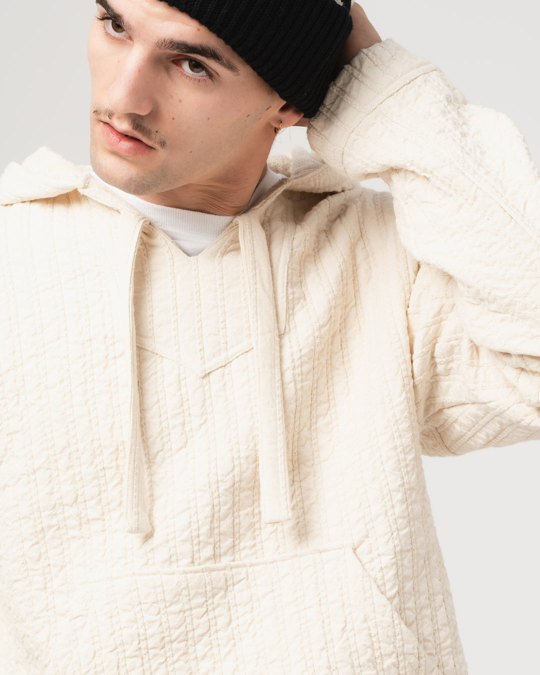 Baja Hoodie Dutton Jacquard Natural
