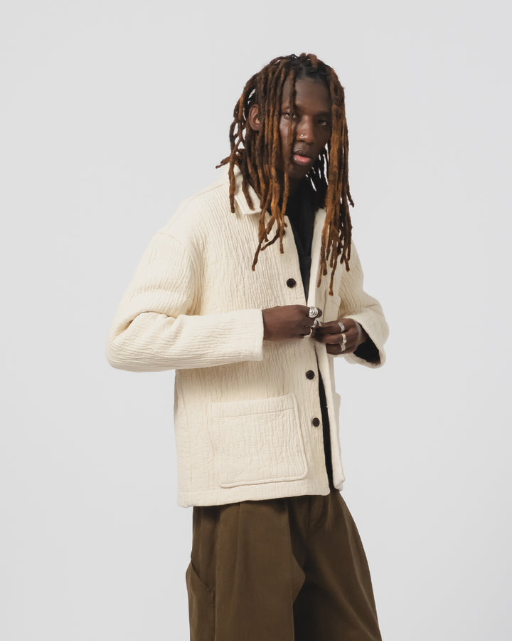 カナシャツ フィヨルドジャカード ウィート