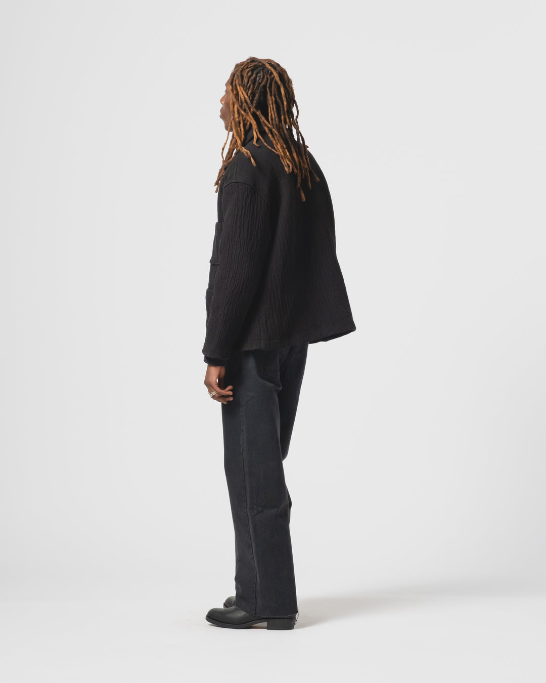 Cana Shirt Fjord Jacquard Black