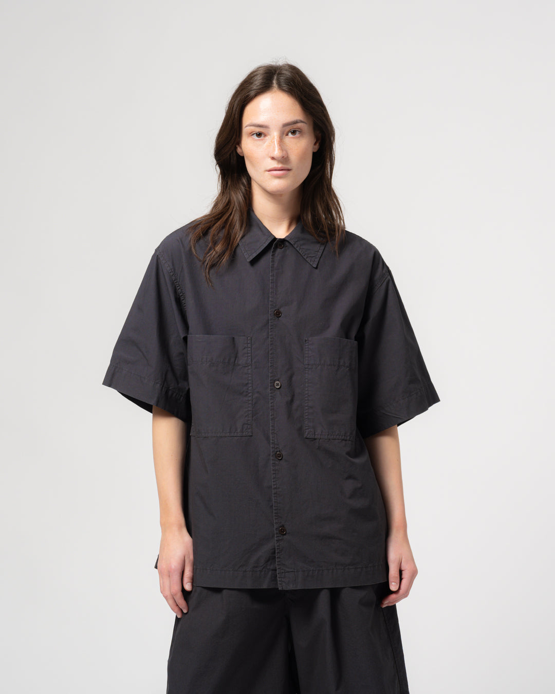 Okinawa Shirt Riviera Cotton Midnight Blue