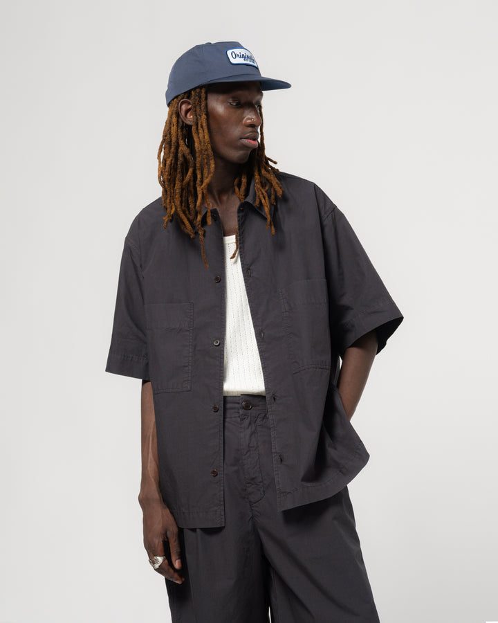 Okinawa Shirt Riviera Cotton Midnight Blue