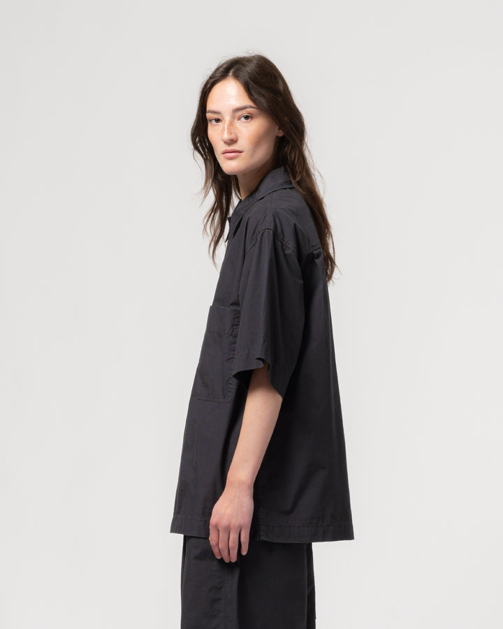 Okinawa Shirt Riviera Cotton Midnight Blue