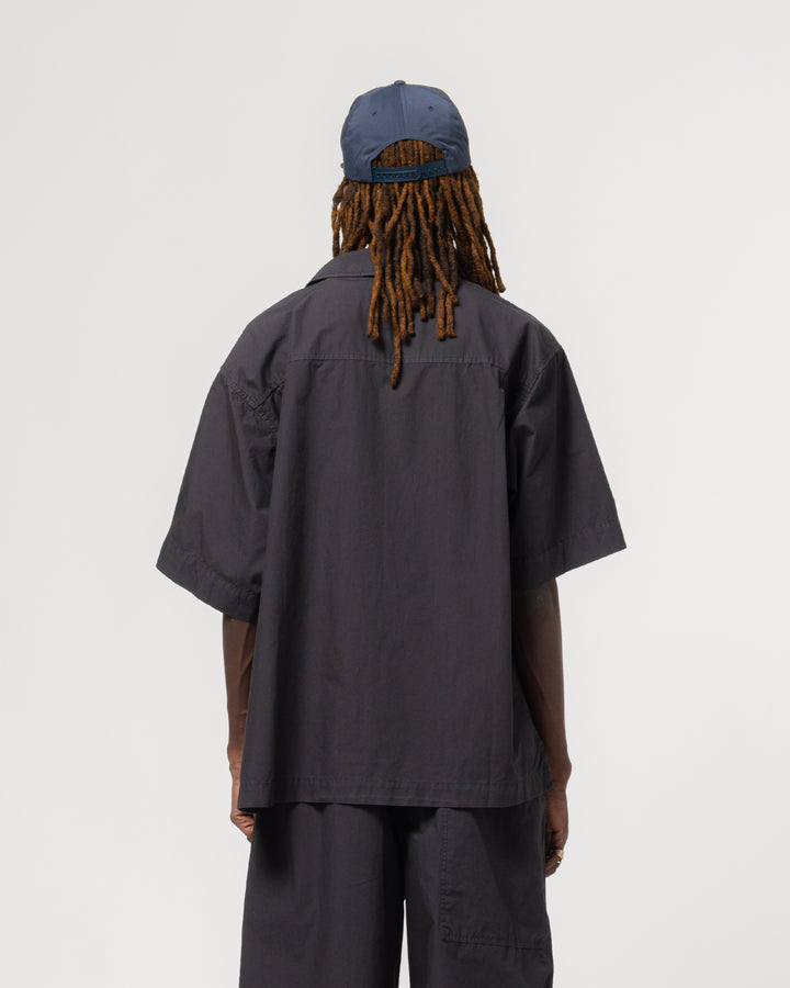 Okinawa Shirt Riviera Cotton Midnight Blue