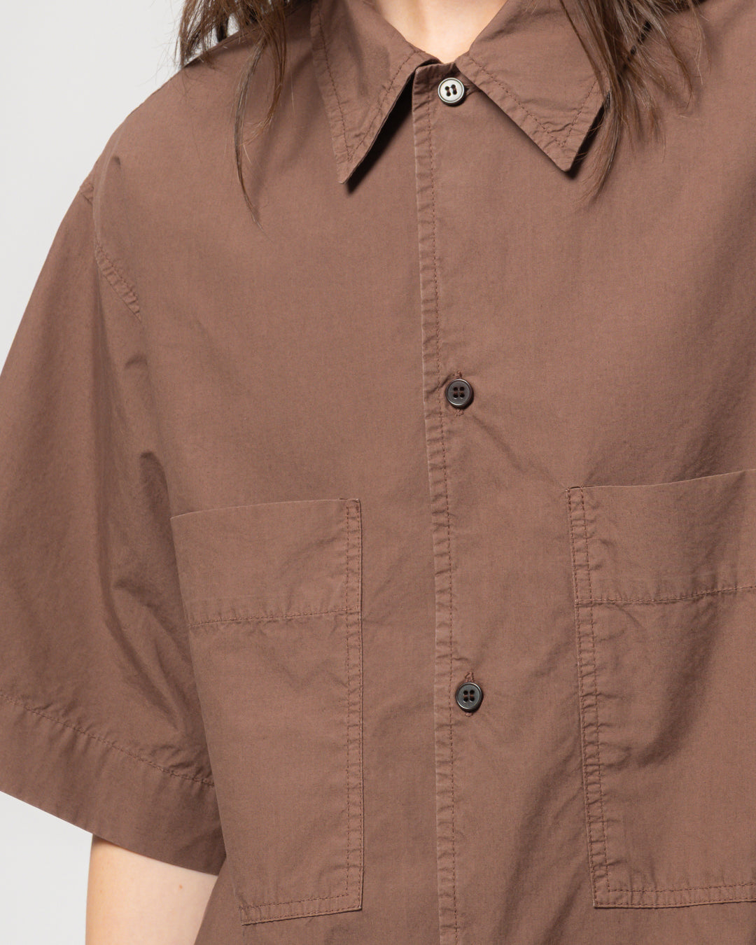 沖縄シャツ リビエラコットン アズテックブラウン