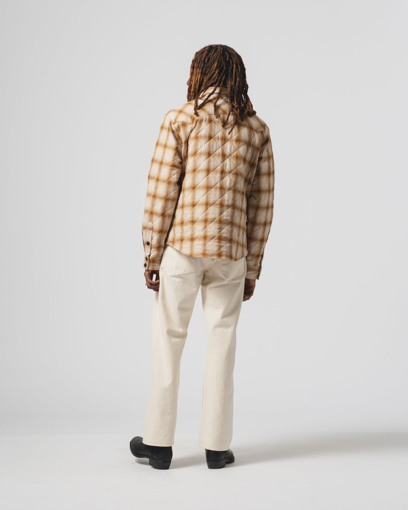 Idaho Shirt Acolchado Quilt Mustard/Brown