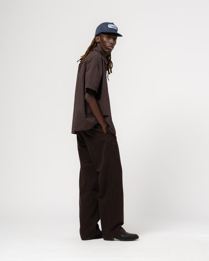 Aloha Shirt Belfast Seersucker Coffee