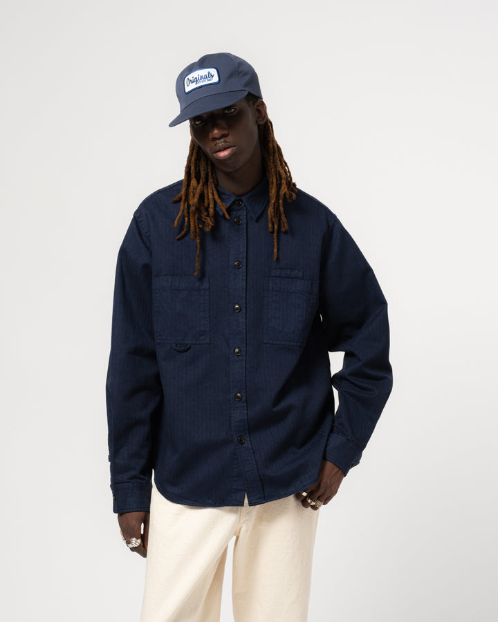 Combat Shirt Chevron India Blue