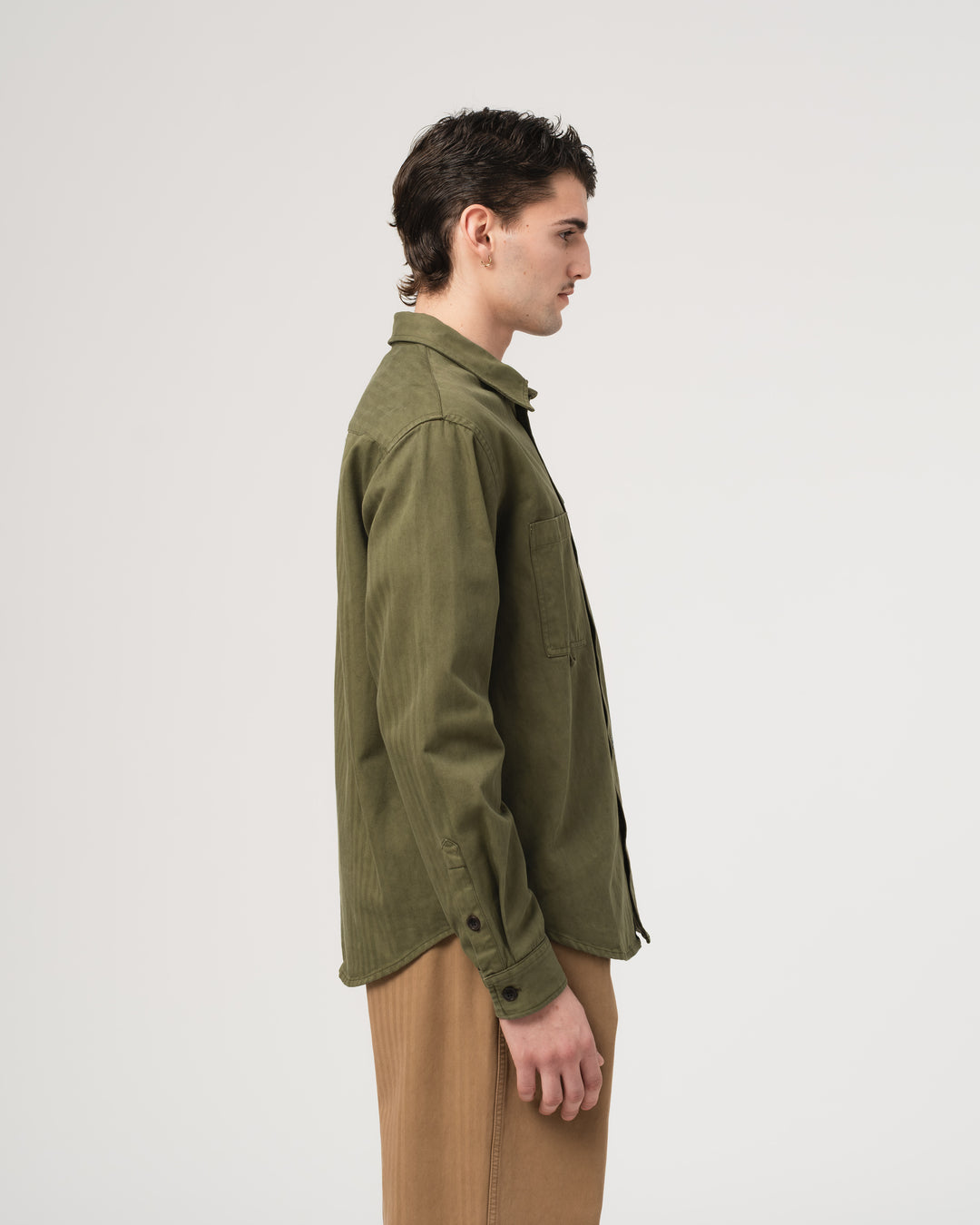 Combat Shirt Desire Herringbone Twill Avocado