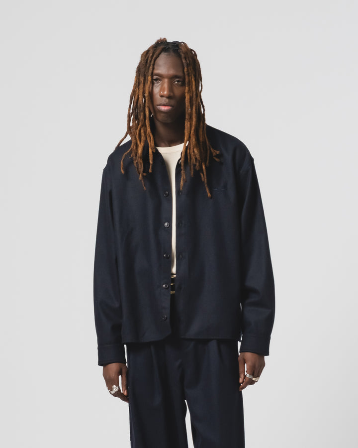 ワークシャツ カシャート ウール インクト