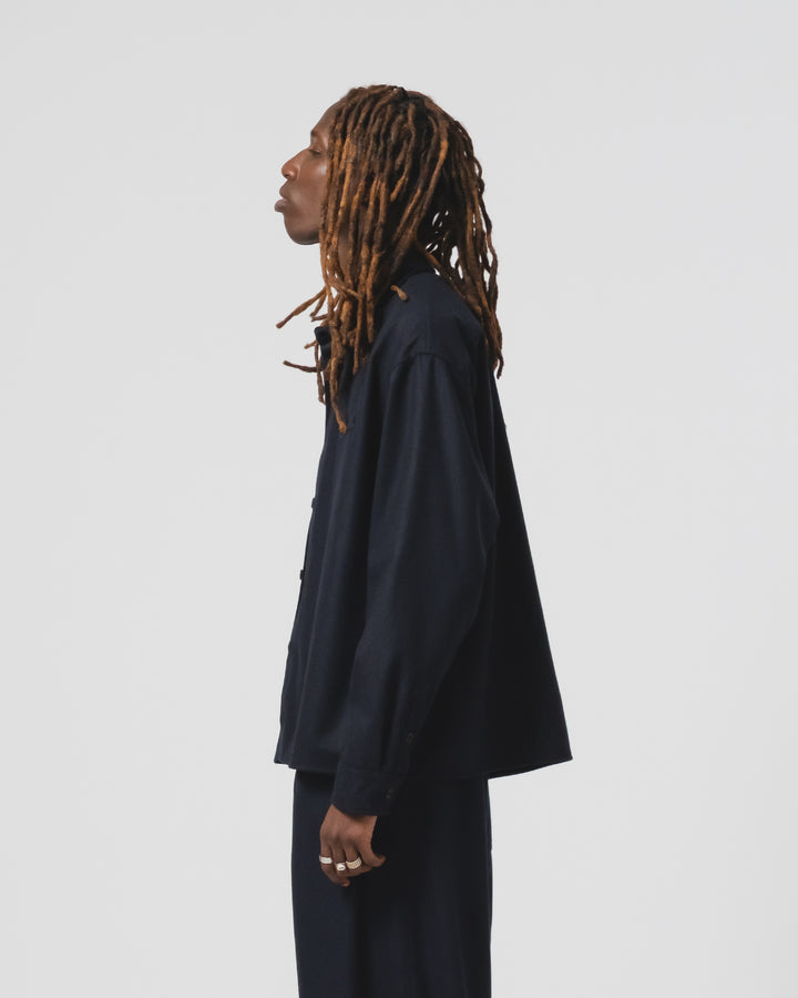 ワークシャツ カシャート ウール インクト