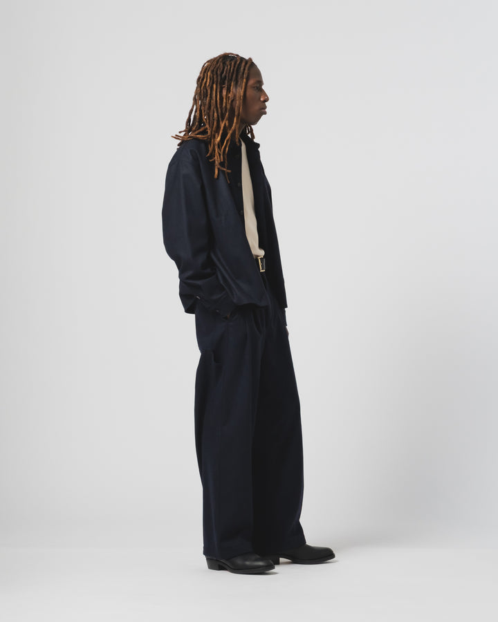 ワークシャツ カシャート ウール インクト