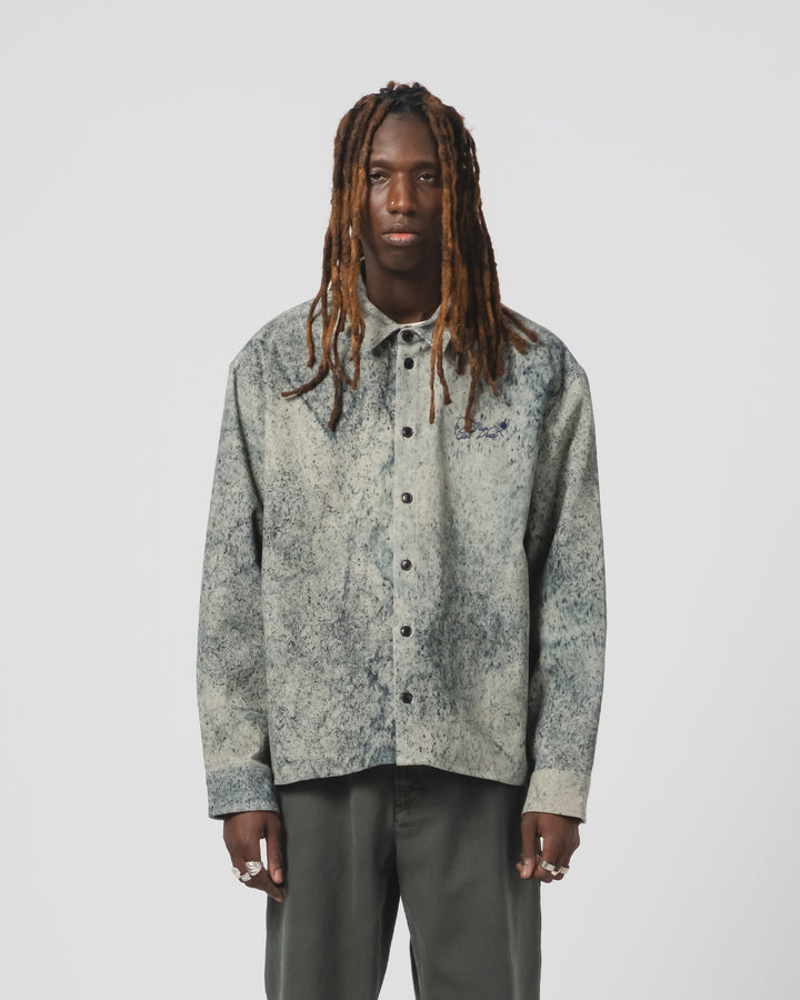 ワークシャツ フェリーノ コーデュロイ ベージュ/インク