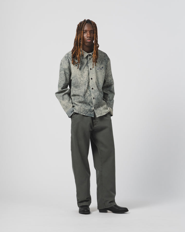 ワークシャツ フェリーノ コーデュロイ ベージュ/インク