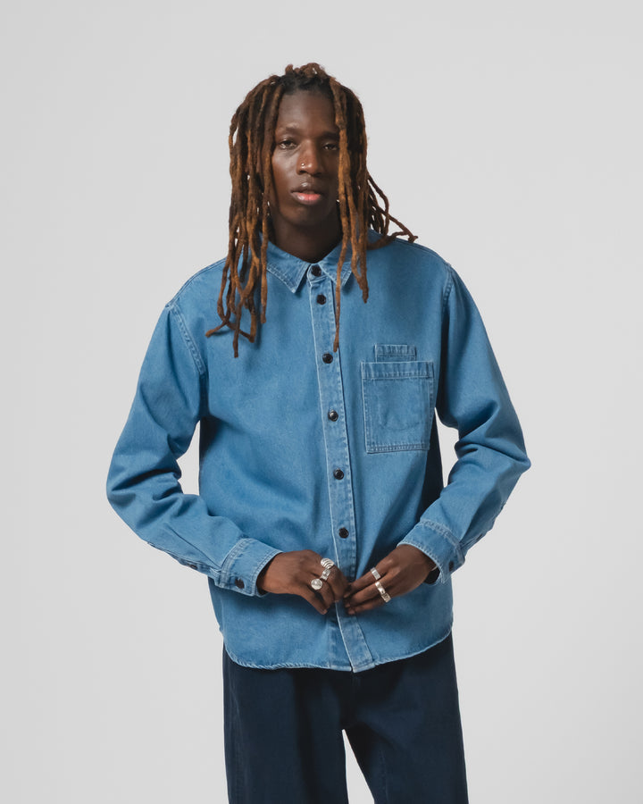 Combat Shirt Delhi Denim Bleached Blue