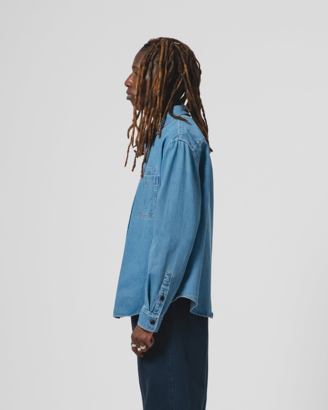 Combat Shirt Delhi Denim Bleached Blue