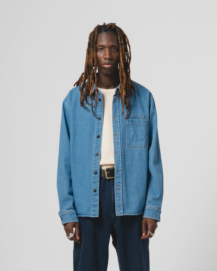 Combat Shirt Delhi Denim Bleached Blue