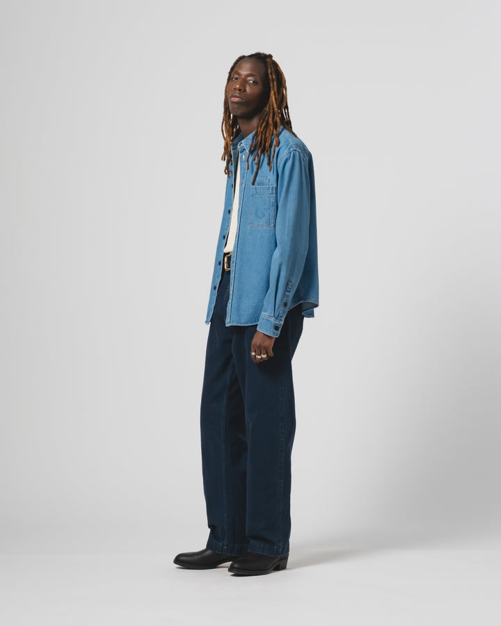 Combat Shirt Delhi Denim Bleached Blue