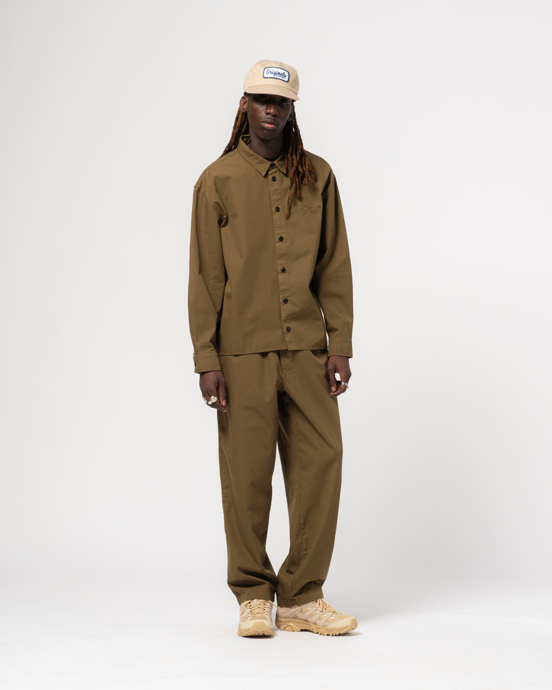 Workshirt Ripstop Cotton Canteen Green