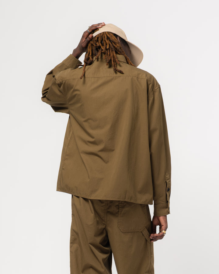 Workshirt Ripstop Cotton Canteen Green