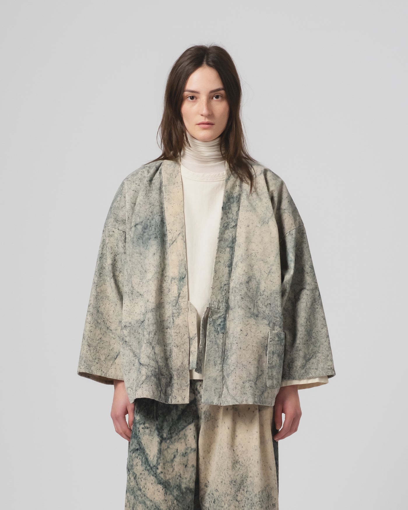 Shogun Kimono Felino Cord Beige/Ink