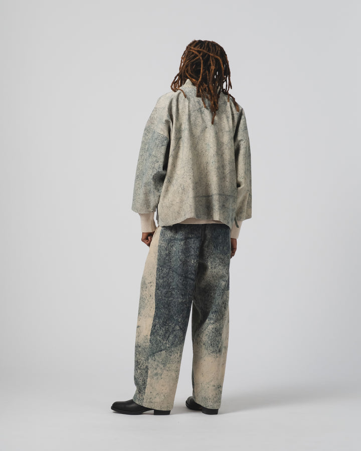 Shogun Kimono Felino Cord ベージュ/インク色