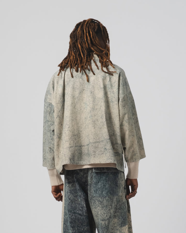 Shogun Kimono Felino Cord ベージュ/インク色