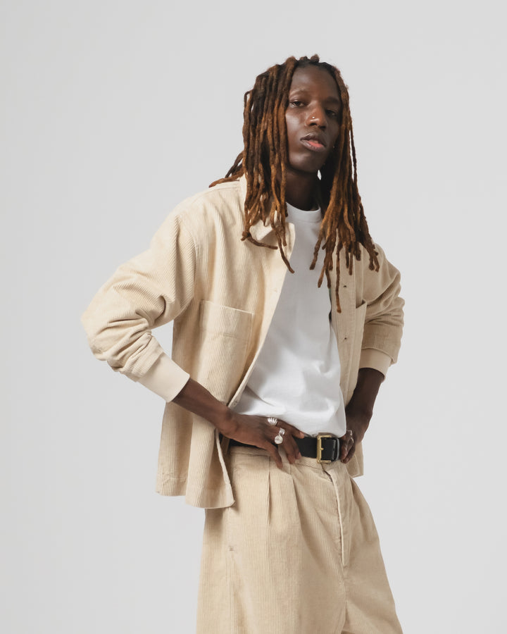 Picabia Shirt Natural Cord Wheat