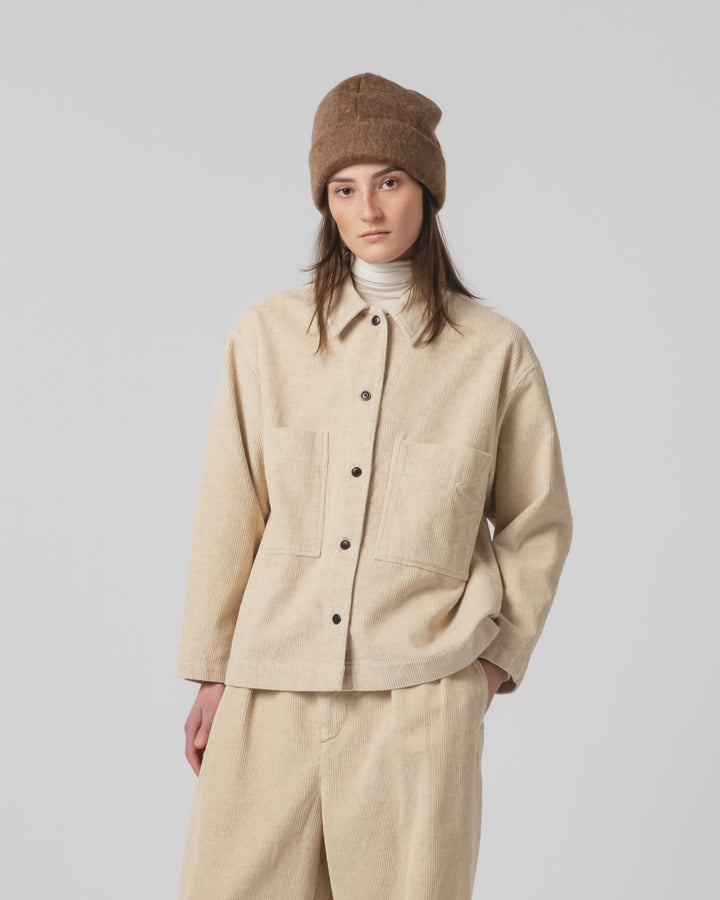 Picabia Shirt Natural Cord Wheat