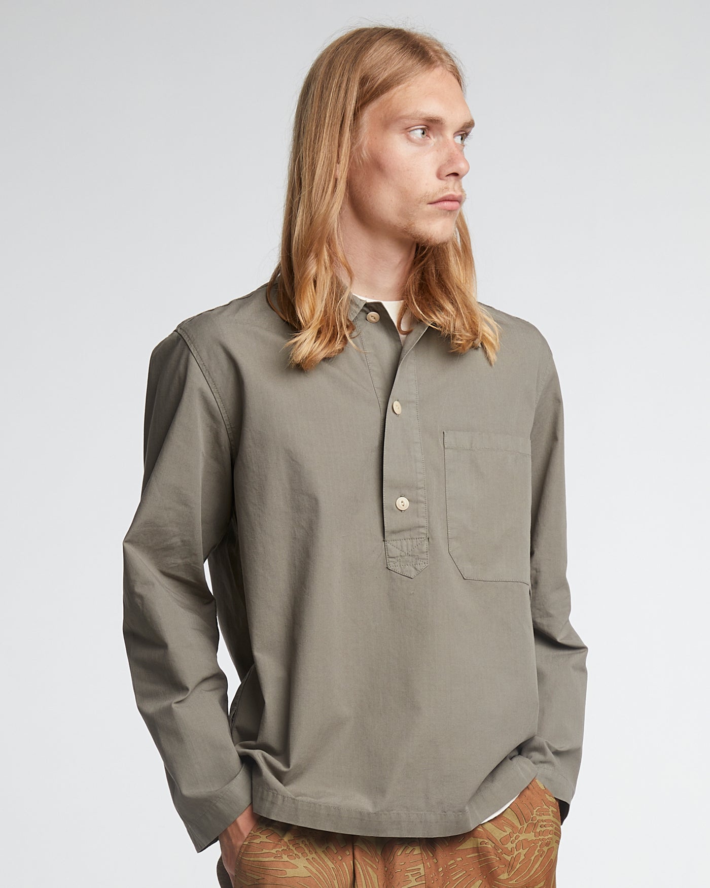 Fisherman Shirt Ripstop Cobblestone