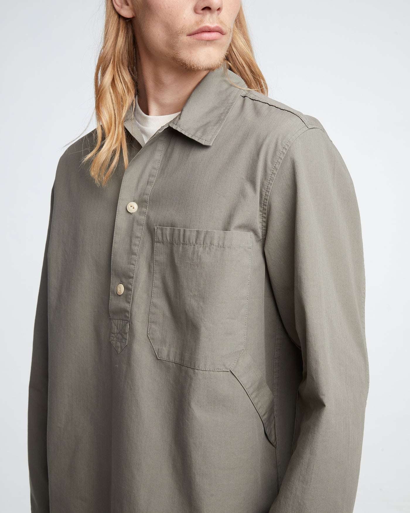 Fisherman Shirt Ripstop Cobblestone