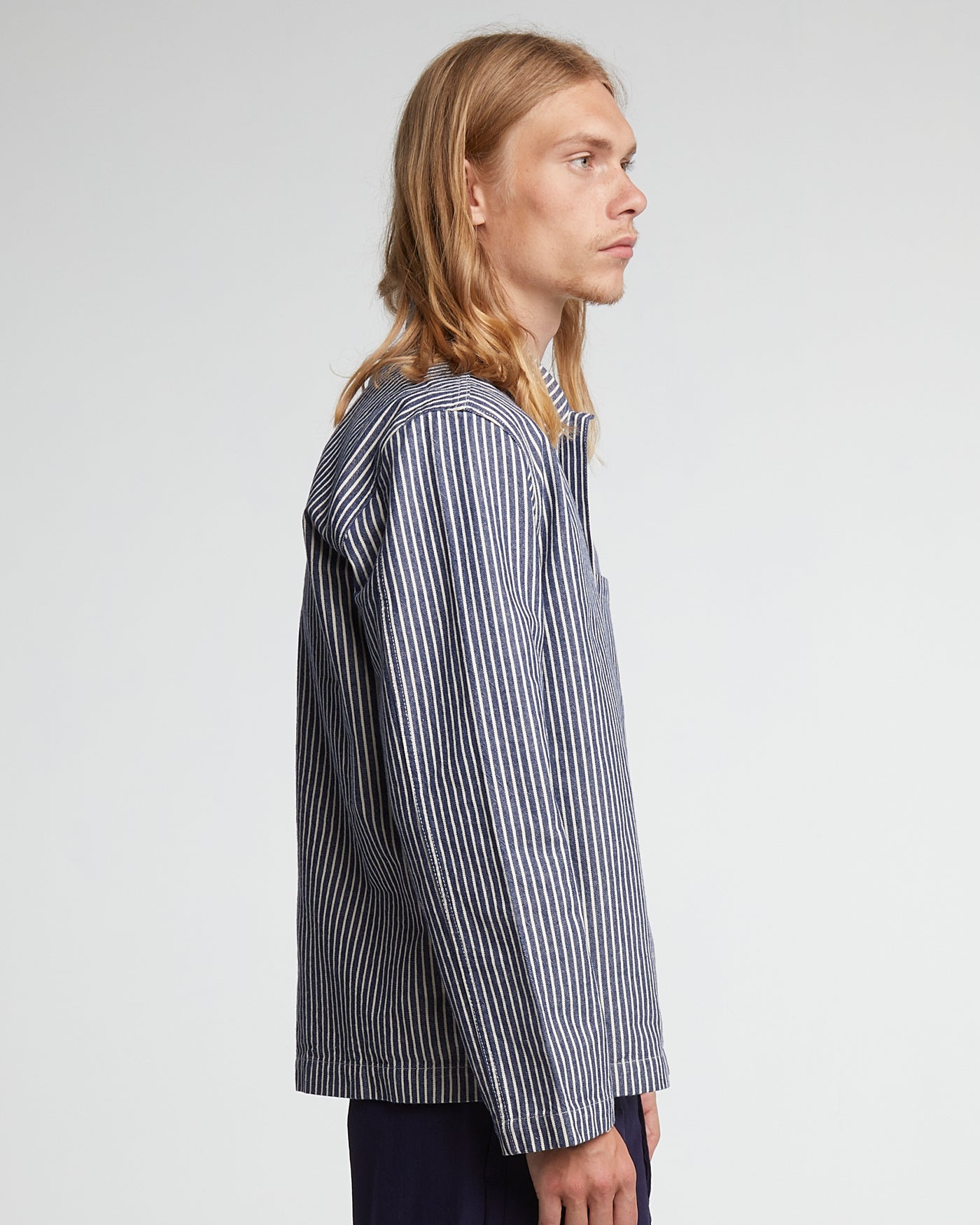 Fisherman Shirt Wild Road Stripes Blue/White