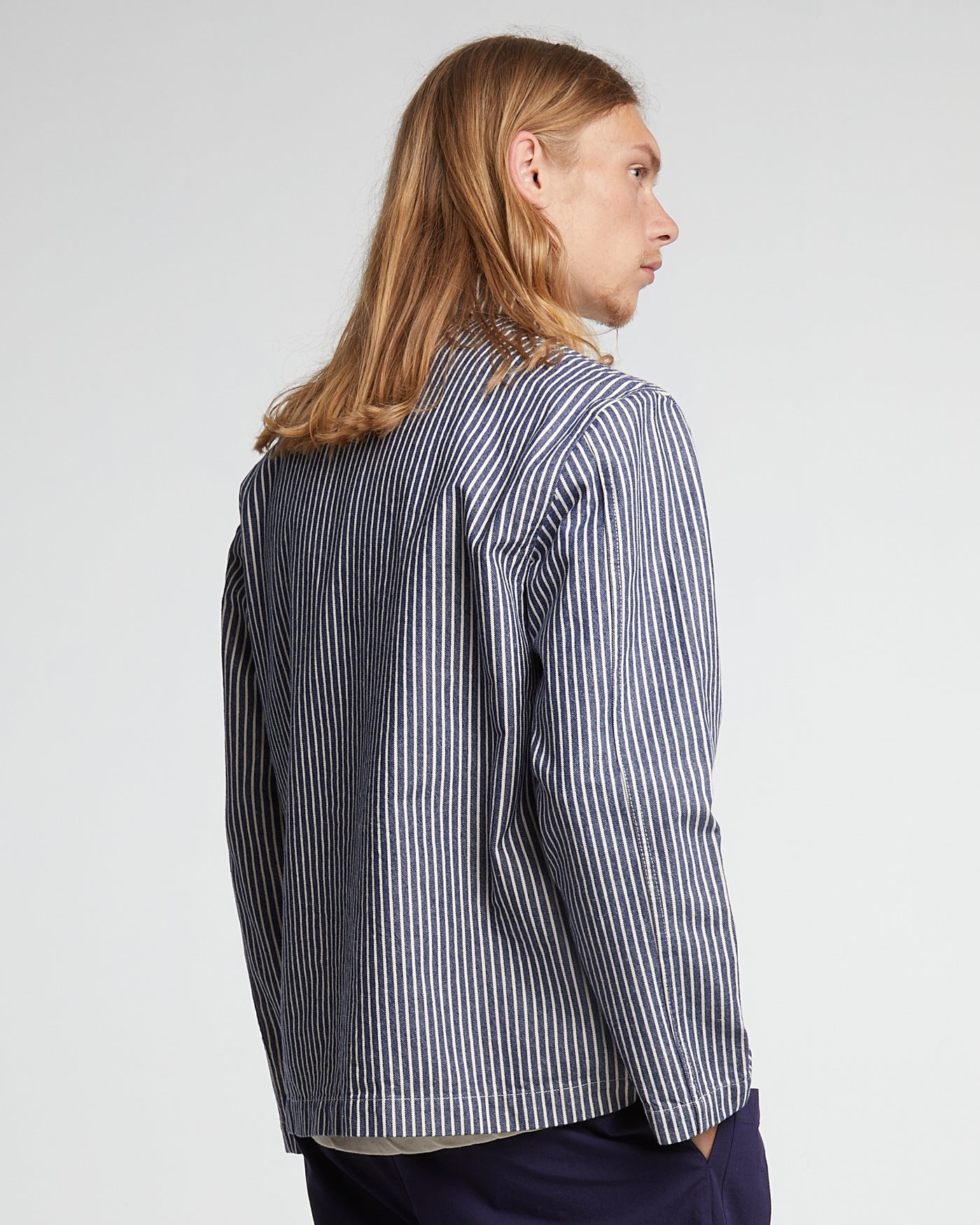 Fisherman Shirt Wild Road Stripes Blue/White